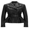 Giacca da donna NOORA in vera pelle stile peplo