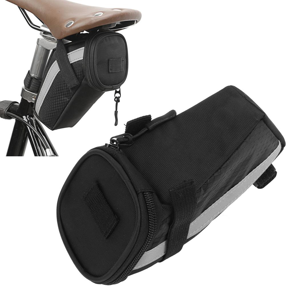 Fahrrad Satteltasche Erweiterbar Heck Sitz Tasche Wasserabweisend Klettverschluss Befestigung für Mountain Road Bikes