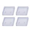 Shower Curtain Clips Adjust Bathroom Curtain Holders No Punch Wall Mount Set Of 4/8PCS