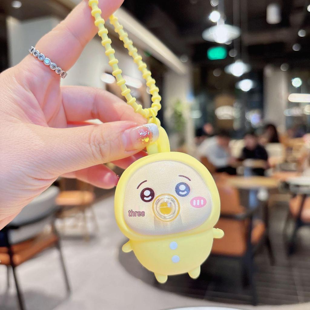 Chiikawa Bubble Blowing Keychain - Funny Cartoon Doll Charm for Bags & Phones