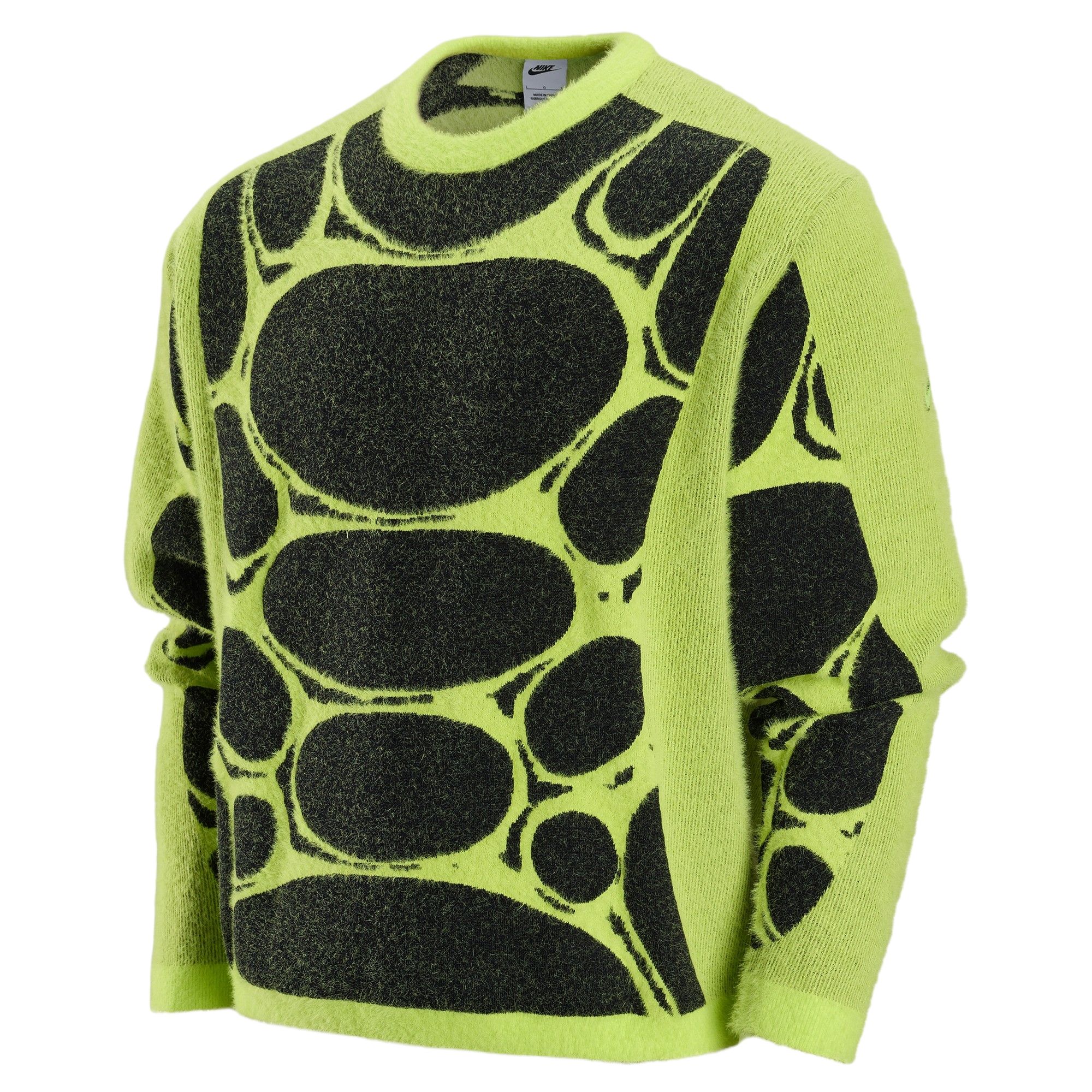 

Nike Проект F.R.O.G. Свитер с круглым вырезом Jelly Cage Свободный Мягкий Удобный Вязаный свитер Мужской свитер IF1273-010 S