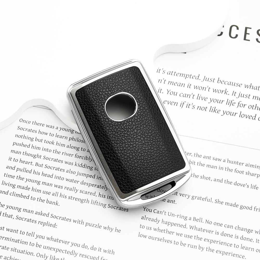 Tpu Leather Auto Shell Fob Holder Car Key Case Cover For Mazda Cx-5 Cx-8 Cx-9 3 Alexa Cx-30 Cx-4 Remote Keyless Accessories