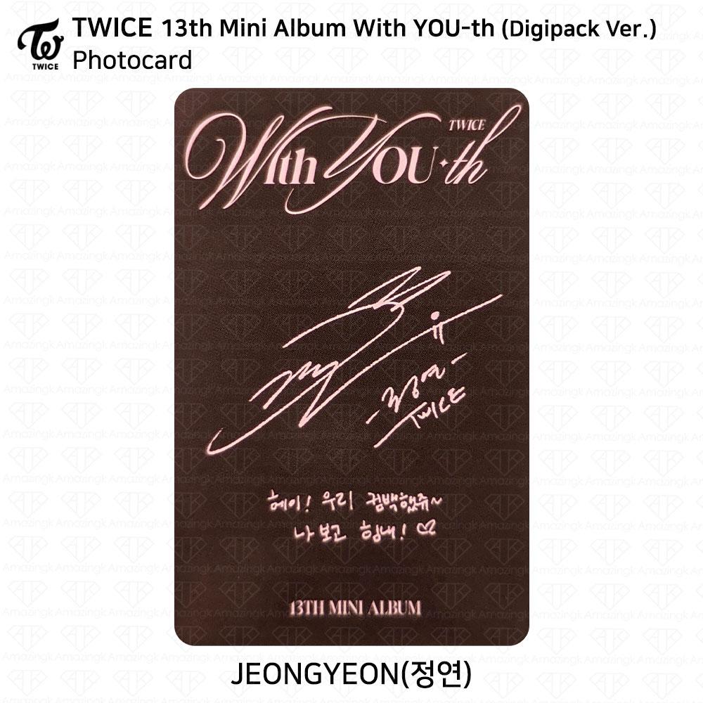 Twice 13. Mini-Album mit YOU-th Youth Photocard Poster Film Sticker Jeongyeon KPOP K-POP