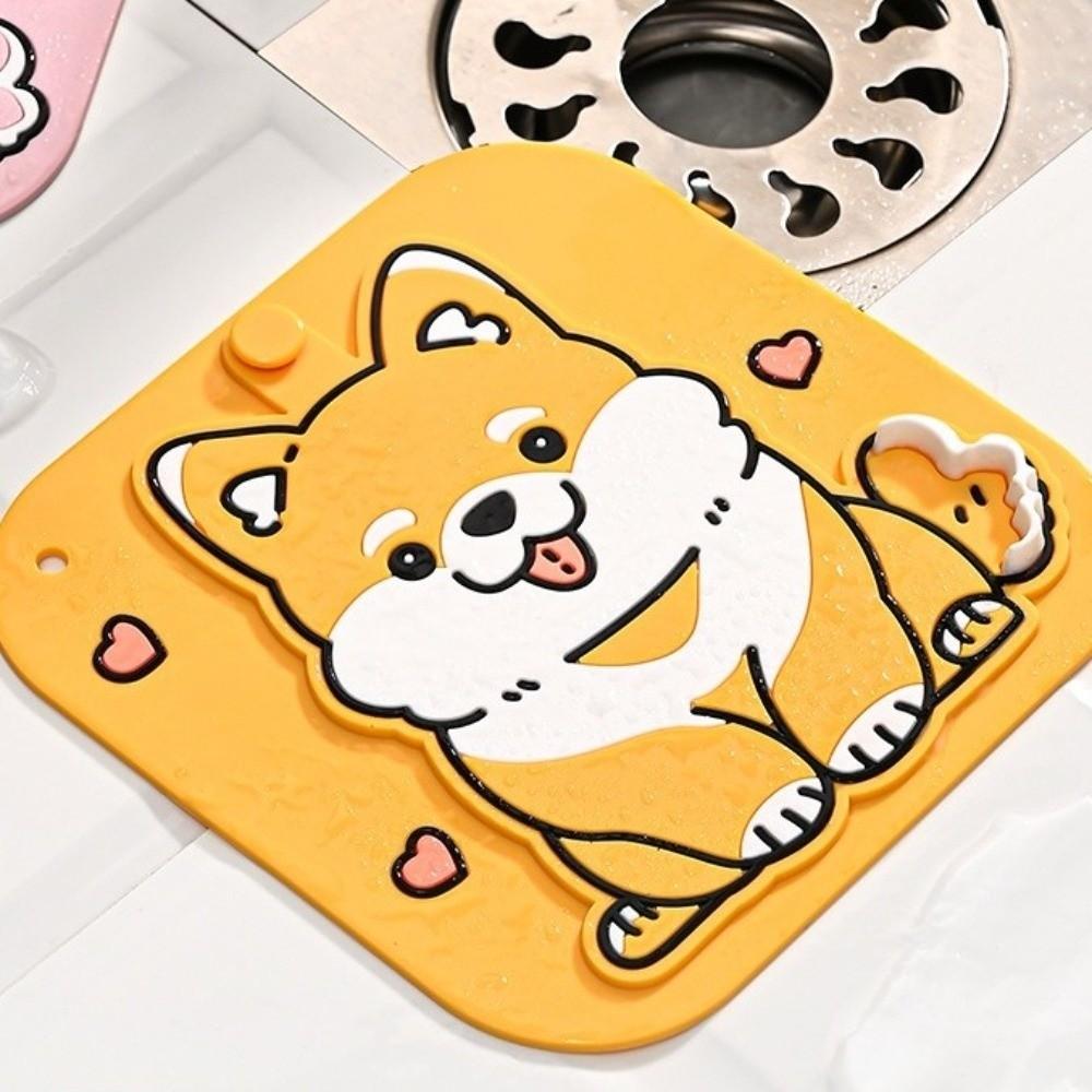 2PCS/SET 2 In 1 Floor Hair Catcher Anti Back-flow Bathroom Floor Drain Drain Cover  Drain Protection