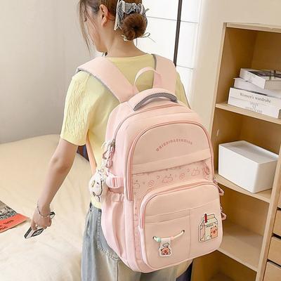 Letní nový vysoce hodnotný niche batoh v japonském stylu pro dívky, žákyně základních a středních škol, dopaminová malá kartová taška přes rameno
