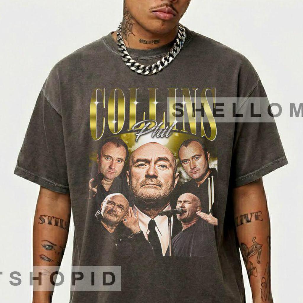 Phil Collins Vintage T-Shirt Kollektion - Musik - Geschenk Für Sie SMO ID