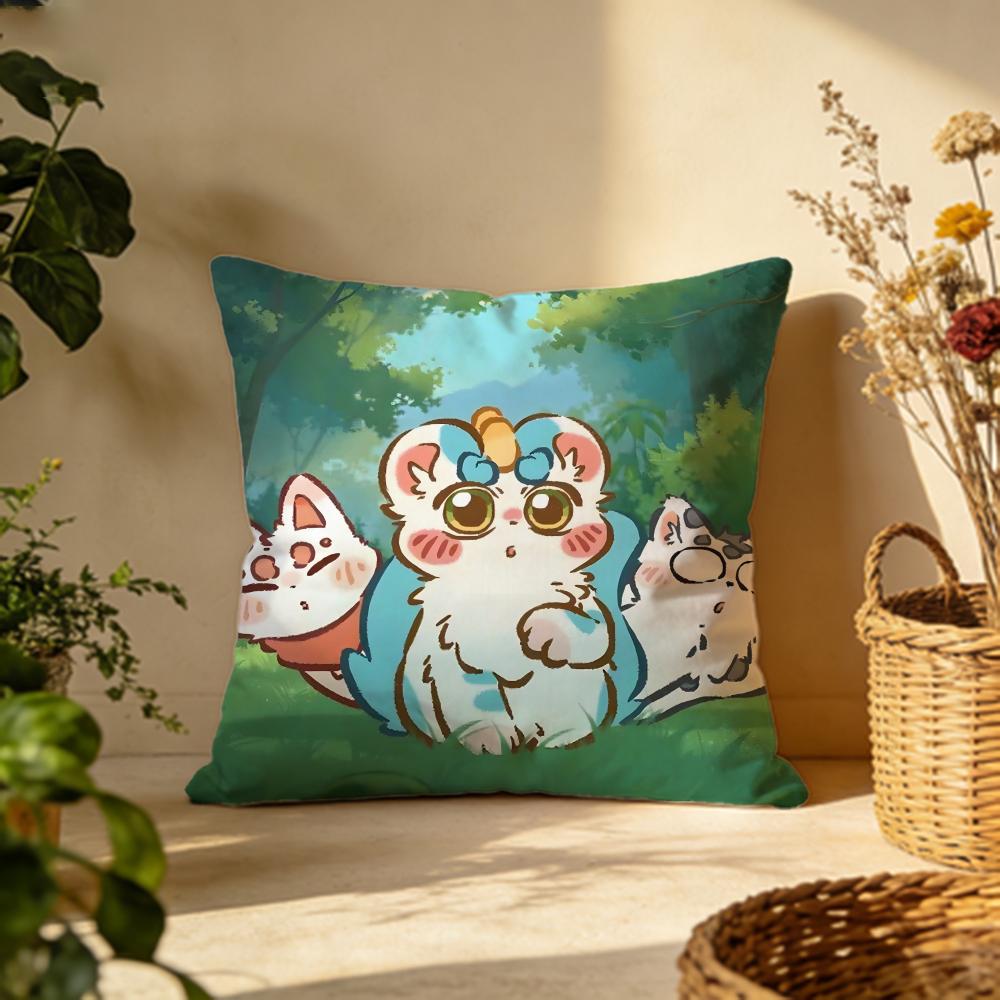 Popular Ffabulous Beastsing Cushion Cover Versatile DoubleSided Pillow Case Fit for Sofa Bed Car  Daily Decor