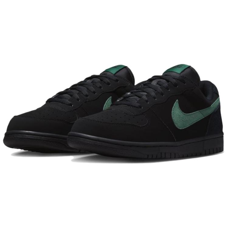 Nike Große Niedrige Skateboard-Schuhe Herren Schwarz Grün 854166-008