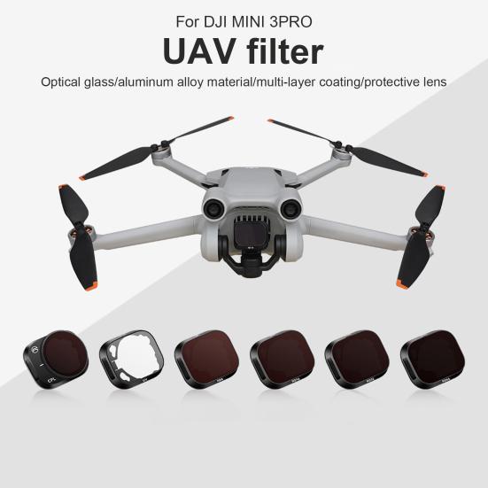 

Фильтр объектива Многослойное покрытие Водонепроницаемый маслостойкий ND затемняющий алюминиевый сплав Регулируемый поляризационный фильтр CPL для DJI Mini 3Pro