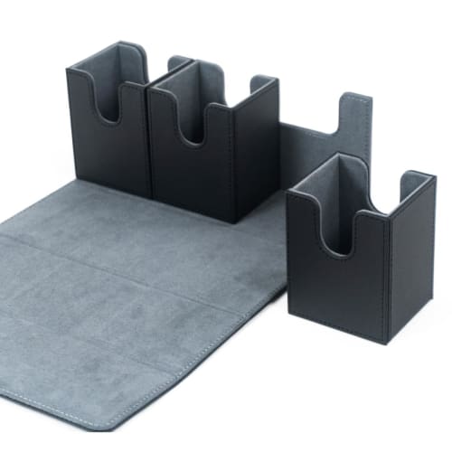 FUNKS Deck Case, 3 Magnets, Triple Sleeves, 3 Rows, 3 Decks, Trading Card Storage, Trading Card Case, 3 Rows