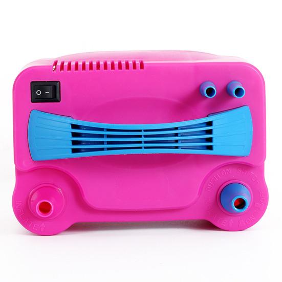 1 Set Inflator Pump Portable Handle Double Holes Multiple Air Nozzles Labor-saving Save Time US Plug Electric Balloon Machine Home Supply