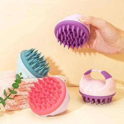 Silicone Shampoo Brush - Scalp Massage Comb for Hair Washing, Body Massage Brush for Bath & Shower, Salon Hairdressing Tool