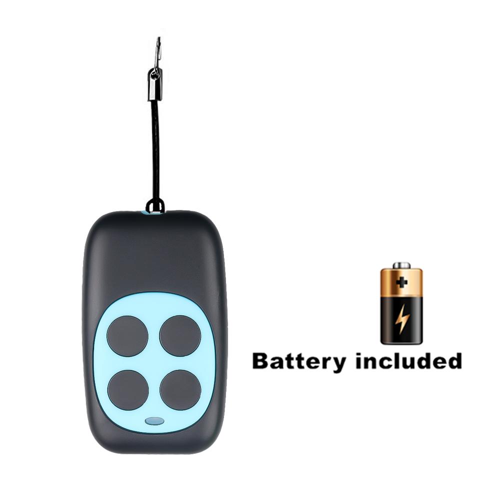 433MHz Garage Door RF Remote Control Duplicator 4 Buttons Copy Remote Control Clone Gate Key Fob Command Hand Transmitter