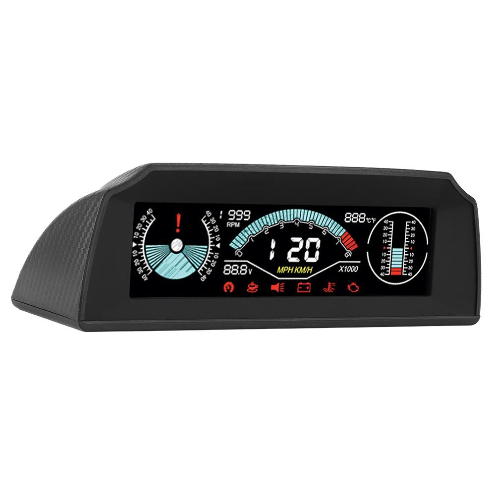 

Computer Head Up Display Slope Meter Car Speedometer Compass Display Code Clear Car Styling Electronics