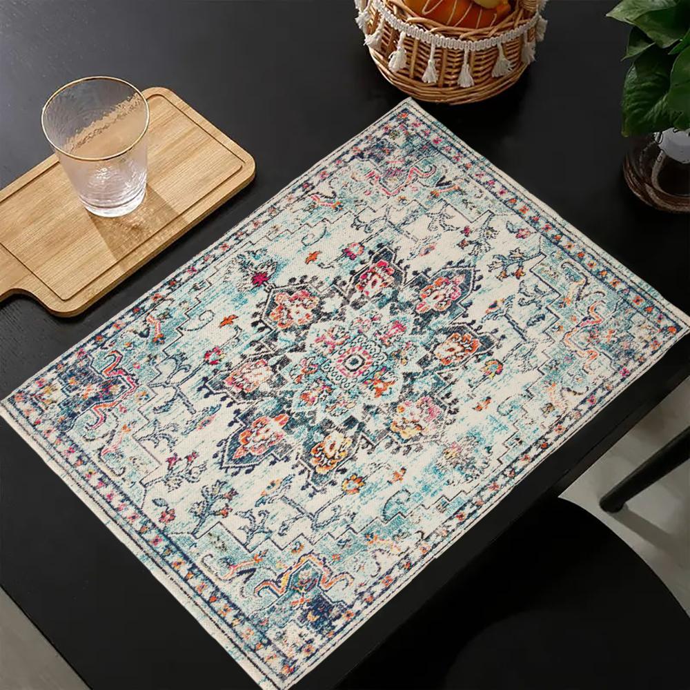 Bohemian Pattern Table Mat Kitchen Decoration Placemat Table For Wedding Dining Accessories Table Mat
