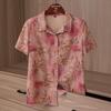 Women's Summer Short-Sleeve Shirt for Middle-Aged & Elderly