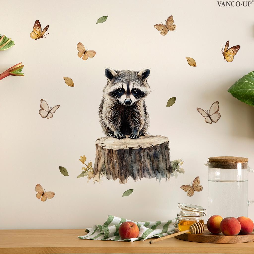 Creative Cute Rabbit Dinosaur Butterfly Fairy Girl Wall Stickers, Self-Adhesive Decor for Bedroom Living Room Decoration