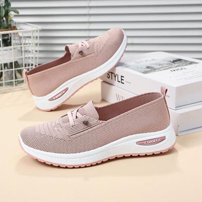 Kadın Günlük Babet Ayakkabılar Kadın Rahat Slip-On Yürüyüş Ayakkabıları Hafif Yumuşak Nefes Alabilir Kadın Babet Ayakkabılar
