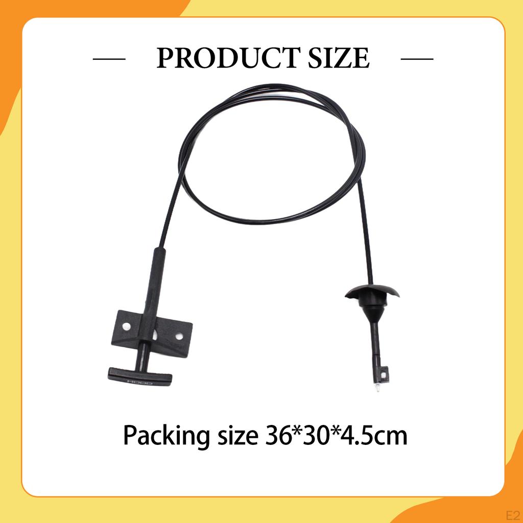 Motorhaubenentriegelungskabelbaugruppe Autobedienvorrichtung Ersatzteil Direkter Ersatz Reparaturzubehör