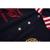 STORN Nuova Polo da Uomo Manica Lunga Blu Reale Sport Tempo Libero Moda Cotone Puro Vestibilità Slim Spaccato