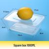 Wutuo Disposable Thickened PP Food Containers with Lids