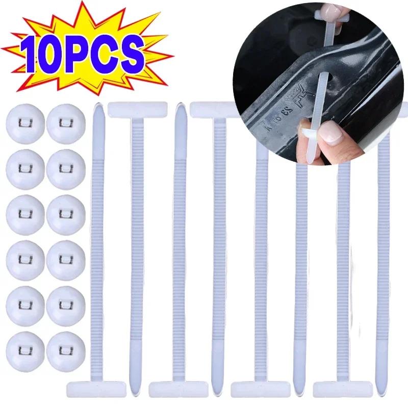 1-100pcs Universal Nylon Cable Ties Buckle Cable Tie Clips Fix Wires Tool Self-locking Car Fastener Buckles Interior Accessories