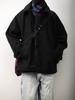 Unisex Japanese Woolen Jacket: Autumn/Winter Retro Loose Fit with Lapel, Oversized Casual Style.