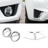 4X Front + Rear Fog Lamp Light Frame Cover Trim For Honda Fit Jazz GK5 2014-2017
