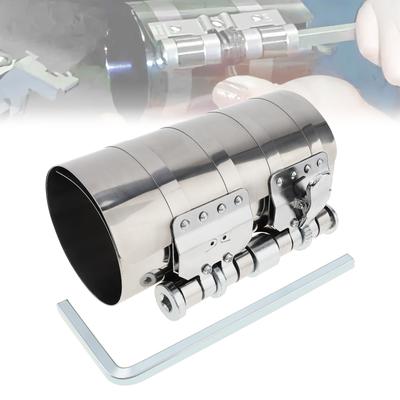 Adjustable 2.4-7.6 Inch 60-190mm Car Engine Piston Circle Compressor Professional Installer Removal Kit Includes Four Angle Wrench Storage Bag
