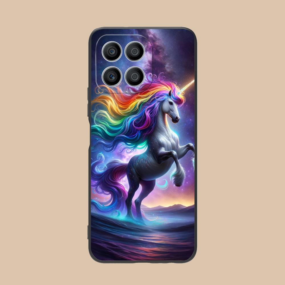 Fantasy Unicorn Mobile Phone Case for Honor 90 80 70 60 50 30 20 10 9 8 7 Pro S SE Lite 5G Colorful Printing Cover Luxury Cover