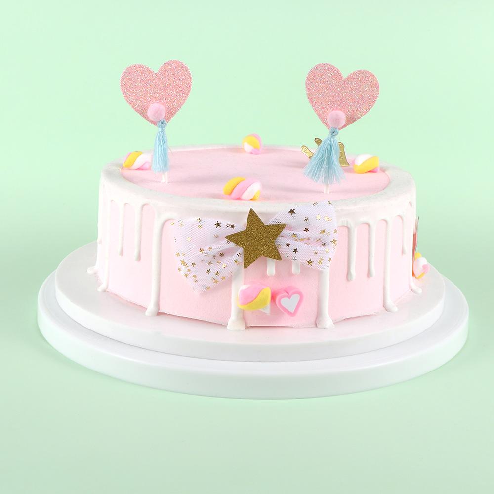 Baking Tools Kitchen Cupcake Platform Craft Rotating Revolving Plate Display Stand Cake Turntable