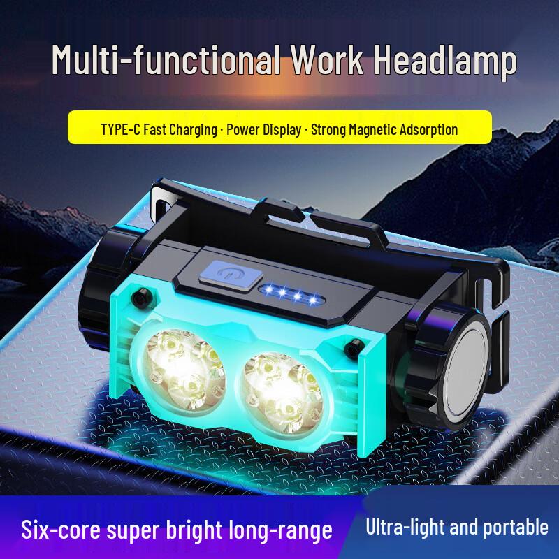 

Nufeng Type-C Rechargeable LED Headlamp
