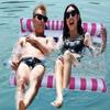Double Person Swimming Float Water Hammock Foldable Comfortable Inflatable Water Toy Lovers Pool Beach Summer Swimming Water Toy