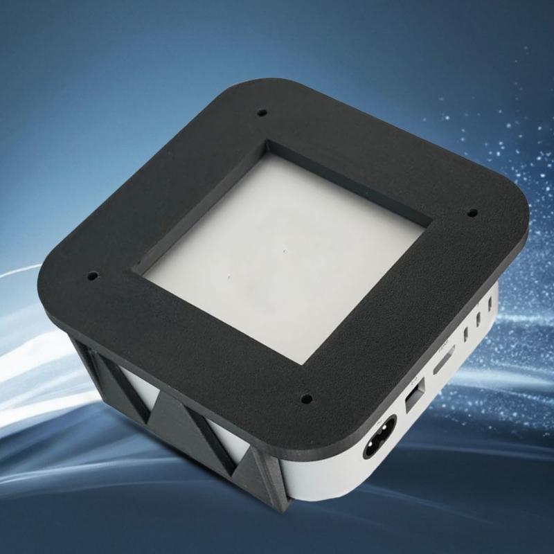 Metal Holder Wall Mount Display Bracket for Mini Desktop Computer Under Desk Stand Holder Easy Installation