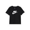 Nike Sportswear Essentials Black White Logo Women's T-Shirt DX7907-010