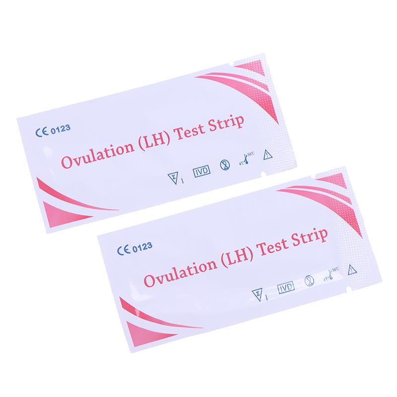 20Pcs Lh Ovulation Tests Over 99% Accuracy Test Kit Household Strips Urine Test Strips Pregnancy Ovulation Lh Test Strip