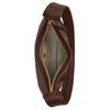 Coach Curve 23 Top Zip Closure Glove Tanned Leather Underarm Tote Shoulder Bag Medium Women Bags Brass Maple-Brown CAF11-B4MPL