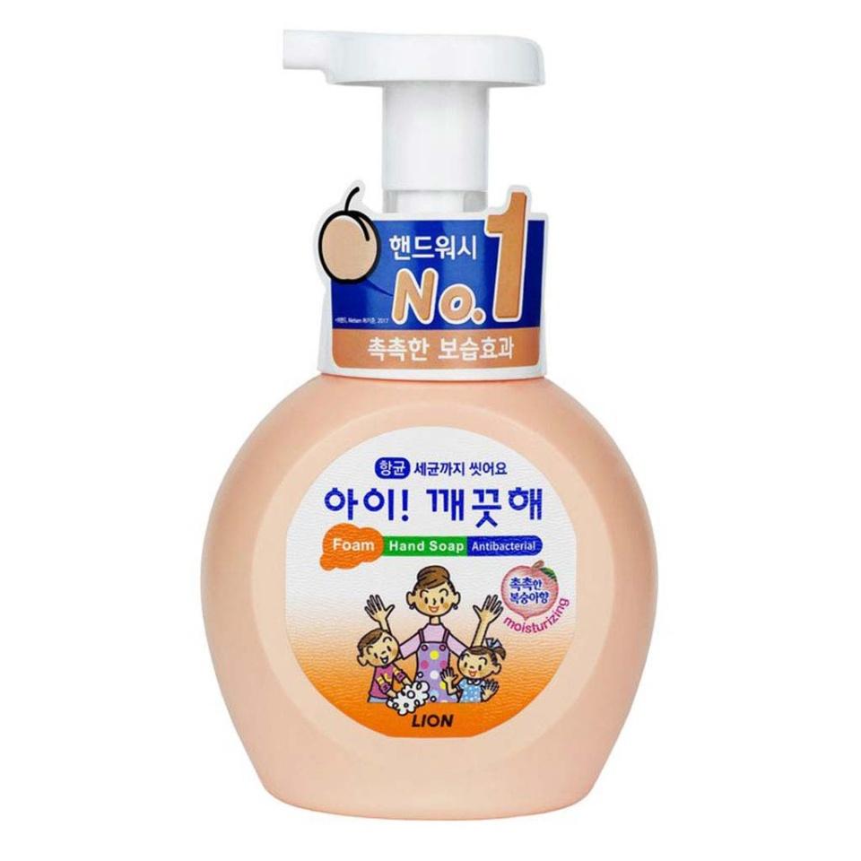 

LION Ai kekute Foaming handsoap Peach (Moisturising) 250ml bottle Жидкое пенное мыло для рук с экстр