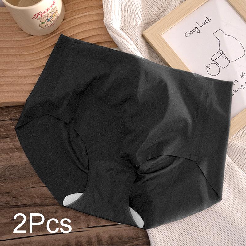 

2 шт., быстросохнущая ткань No Trace Girlish Heart, современная простота, полный комплект, мягкое, удобное нижнее белье из ледяного шелка L чёрный