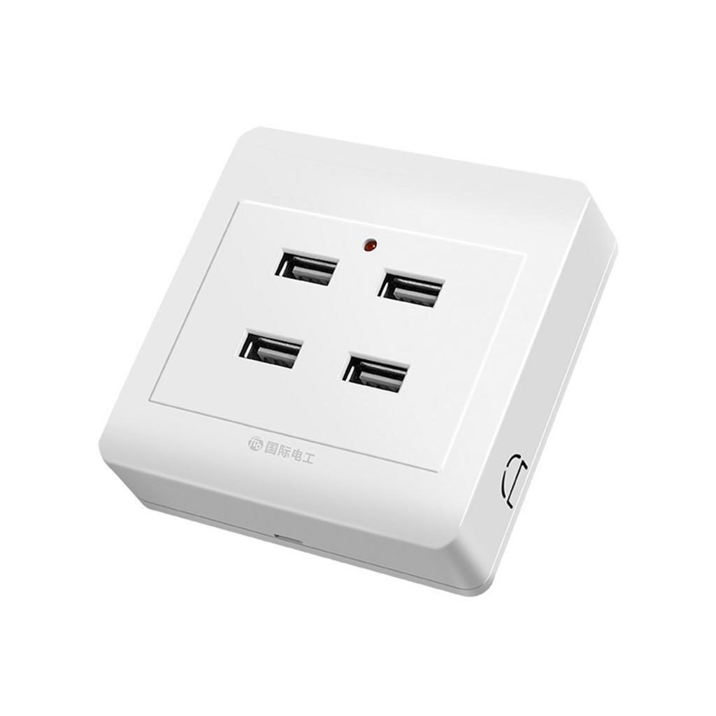 USB Wall Socket Practical USB Wall Outlet Reliable USB Wall Plug Functional Effortless Device Charging at Fingertips