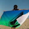 Nowoczesny Ręcznik Plażowy Volcom z Mikrofibry z Nadrukiem w Kształcie Diamentu Wspinaczka Górska Joga Plaża Pływanie Bieganie Chłonny Miękki Ręcznik