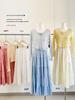 2026 Spring/Summer A-line Skirt: Elastic Waist, Large Hem, Slimming Patchwork with Lace Trim