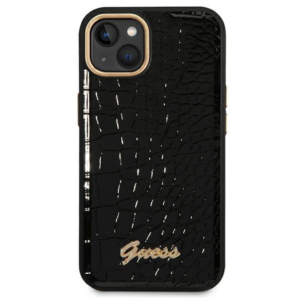 Guess Guhcp14Mhgcrhk Iphone 14 Plus / 15 Plus 6.7 Czarny/Black Hardcase Croco Collection