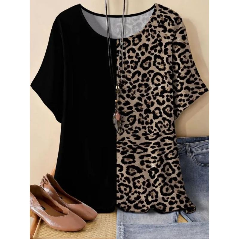 3D Printed Women's T-shirt Summer Fashion Breathable Trend Versatile Daily Wear Tops Comfortable Polyester Tees