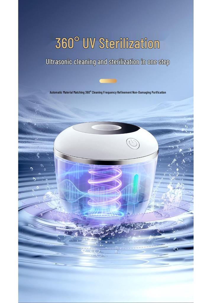Cross-border UV & Ultrasonic Denture, Watch, and Jewelry Cleaner