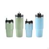 Tumbler with Lid and Straw Coffee Cup Stainless Steel Travel Mug for Outdoor Adventure, Road Trips,