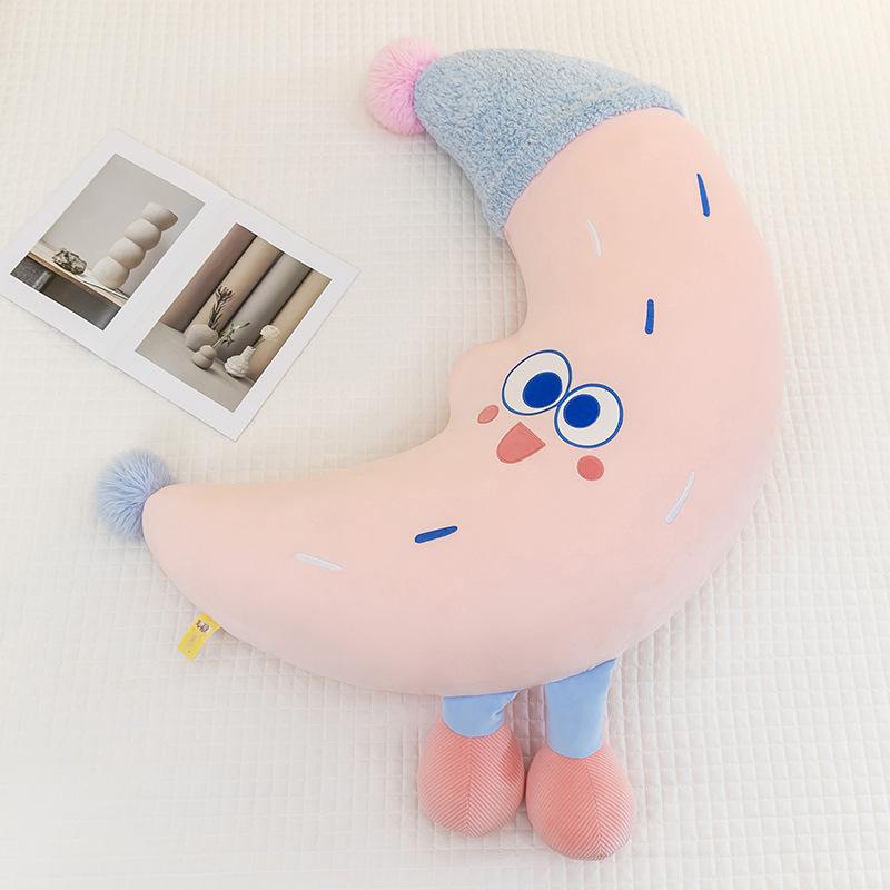 Cartoon Spitze Stern Plüschtier Kissen Niedliches Mondkissen Mädchen Herz Puppe Geburtstagsgeschenk