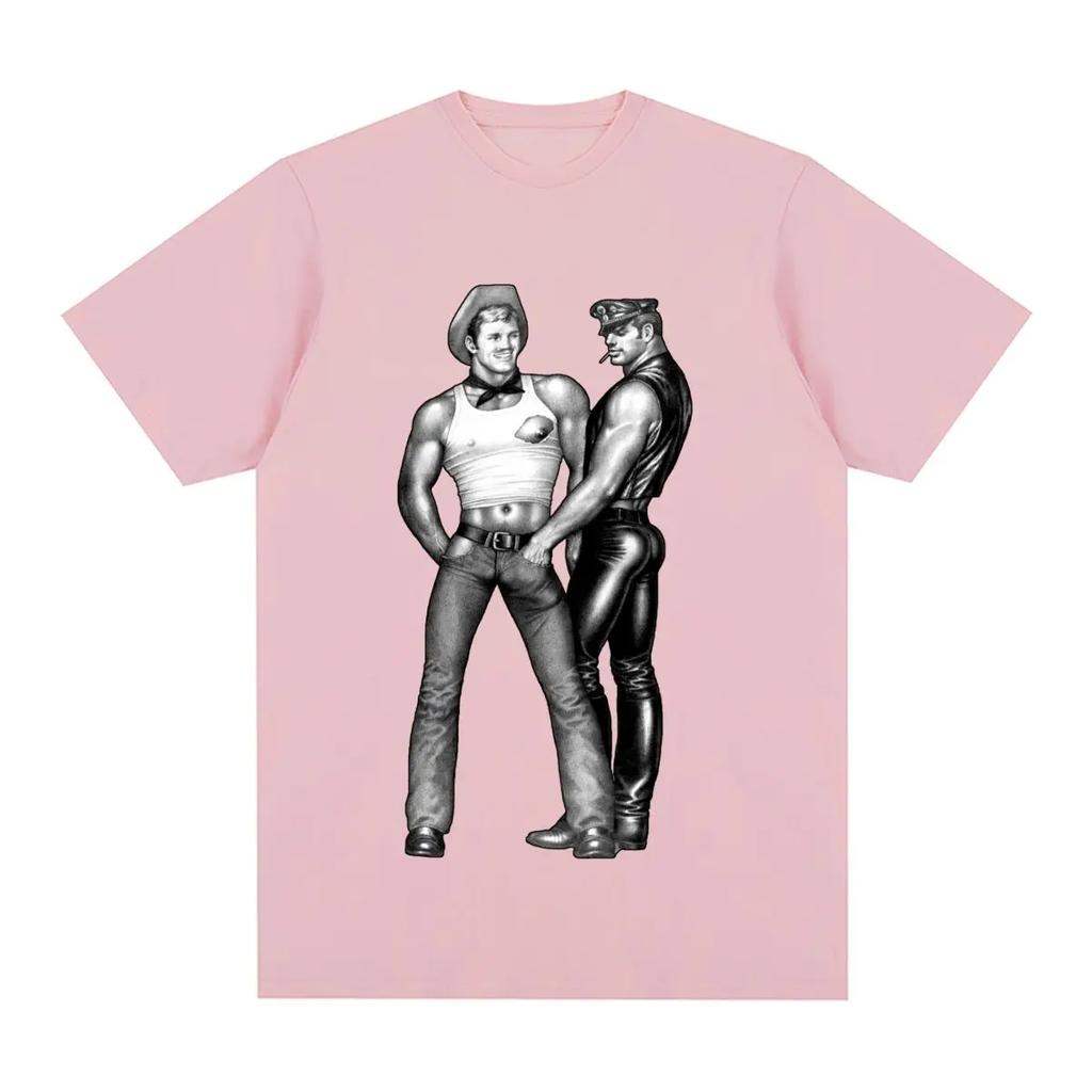 TOM OF FINLAND Vintage T-shirt Gay Cops Pride Lgbt Rainbow Fashion Cotton Men T shirt New Tee Tshirt Womens Tops