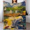 Cornwall Throw Blanket Faux Fur Soft Warm Blanket for Bed