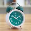 Nordic Style Fashionable and Simple Creativity Metal Ringing Alarm Clock Mute Alarm Clock Student Bedroom Luminous Clock Watch
